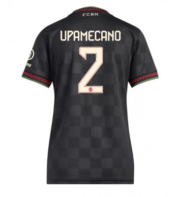 Lacne Ženy Futbalové dres Bayern Munich Dayot Upamecano #2 2025-26 Krátky Rukáv - Tretina